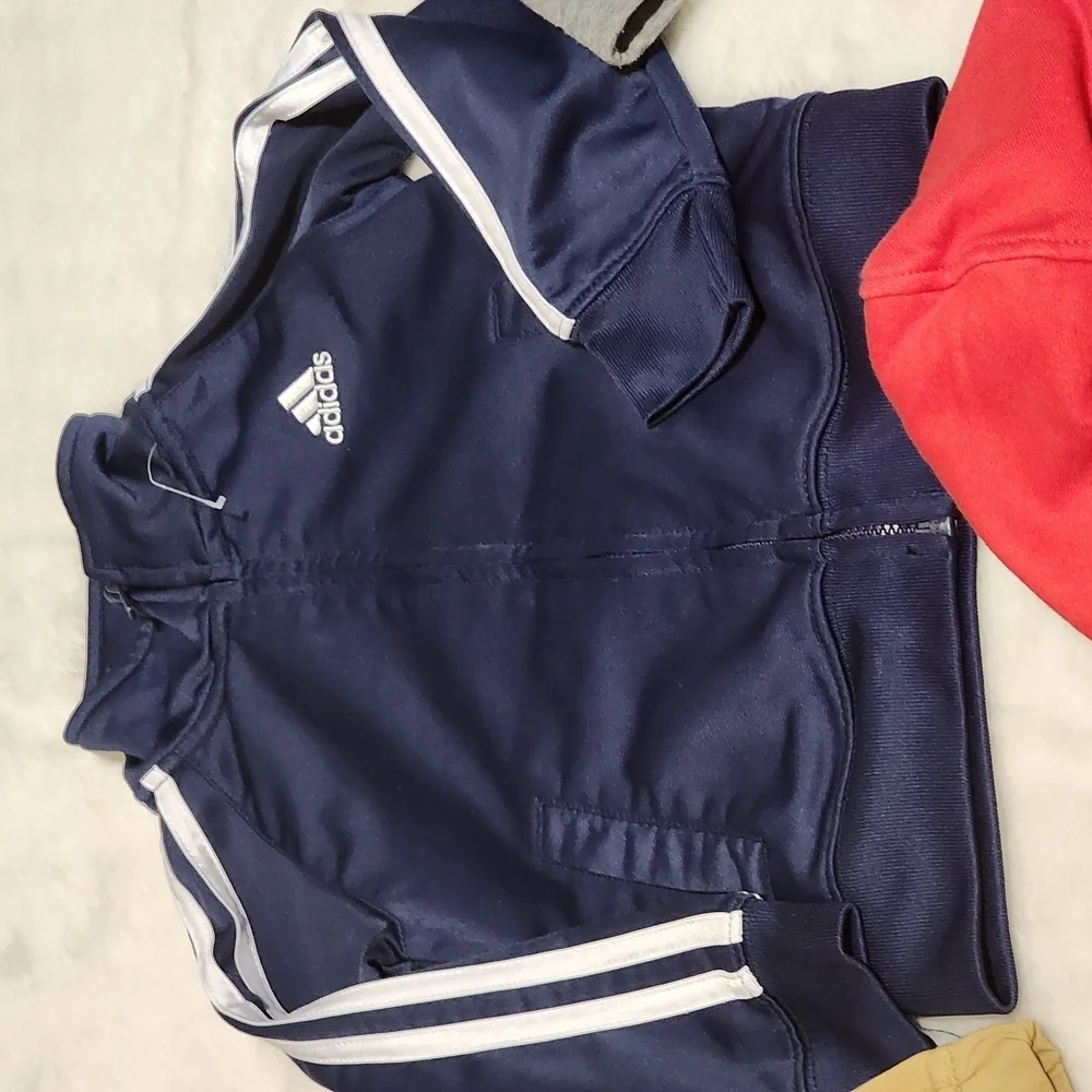 Adidas Kids Navy Track Pants